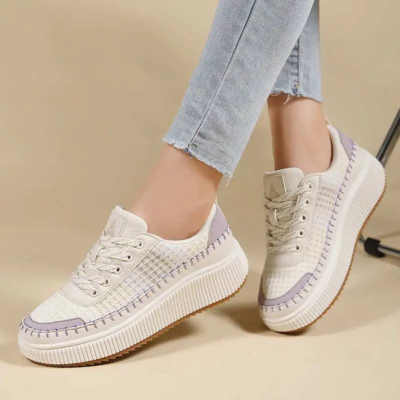 Brown Shoes Woman Flats Autumn - Travel Accessories For Young Men のレビューと価格