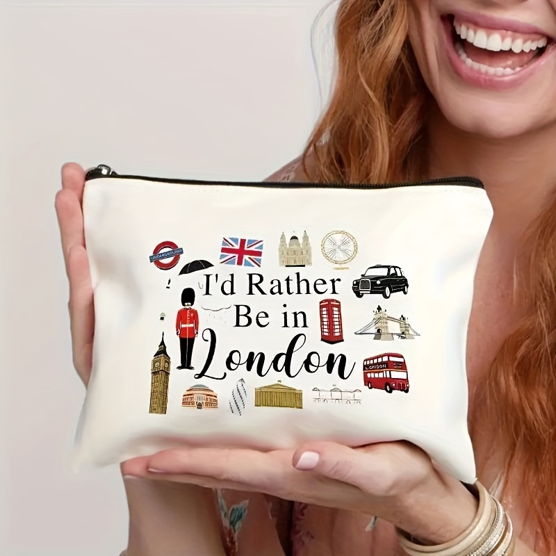 London Print Cosmetic Bag Ligh - Travel Accessories London のレビューと価格