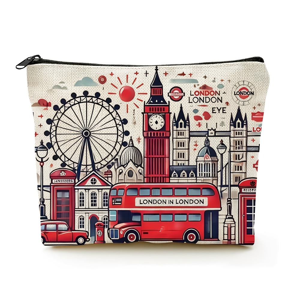 London Print Cosmetic Bag Ligh - Travel Accessories London のレビューと価格