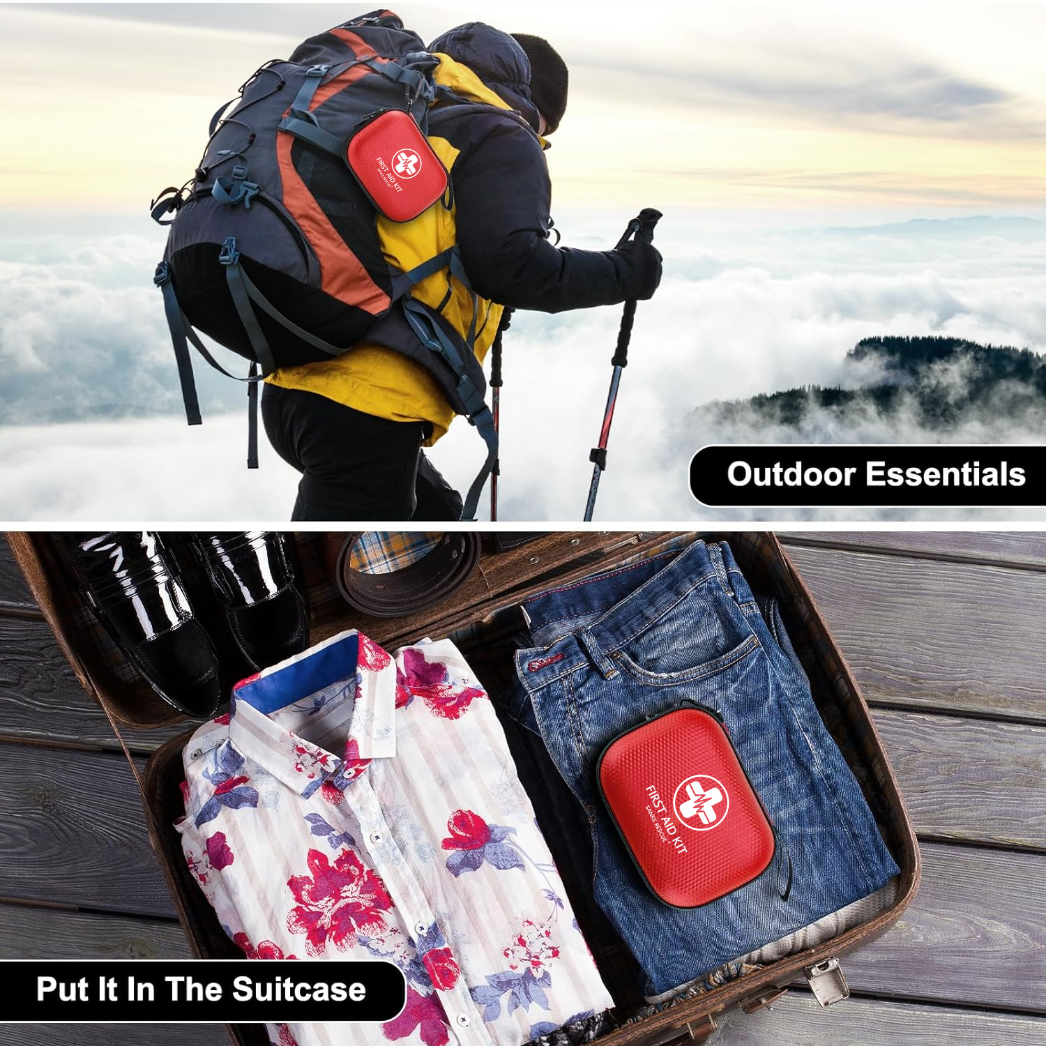 150 Piece Mini First Aid Kit S - First Aid Travel Kit のレビューと価格