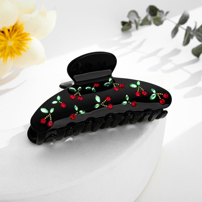 1pc Cherry hair clip, rhinesto - Travel Accessories Aesthetic のレビューと価格