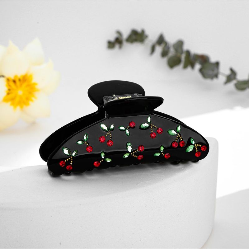 1pc Cherry hair clip, rhinesto - Travel Accessories Aesthetic のレビューと価格
