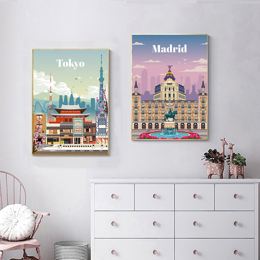 City Landscape Diamond Paintin - Travel Accessories London のレビューと価格
