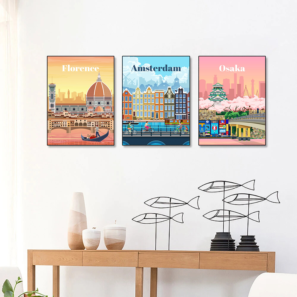 City Landscape Diamond Paintin - Travel Accessories London のレビューと価格