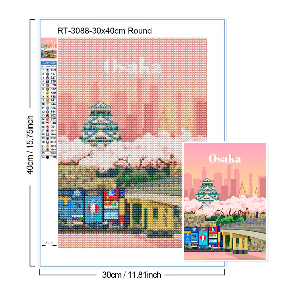 City Landscape Diamond Paintin - Travel Accessories London のレビューと価格