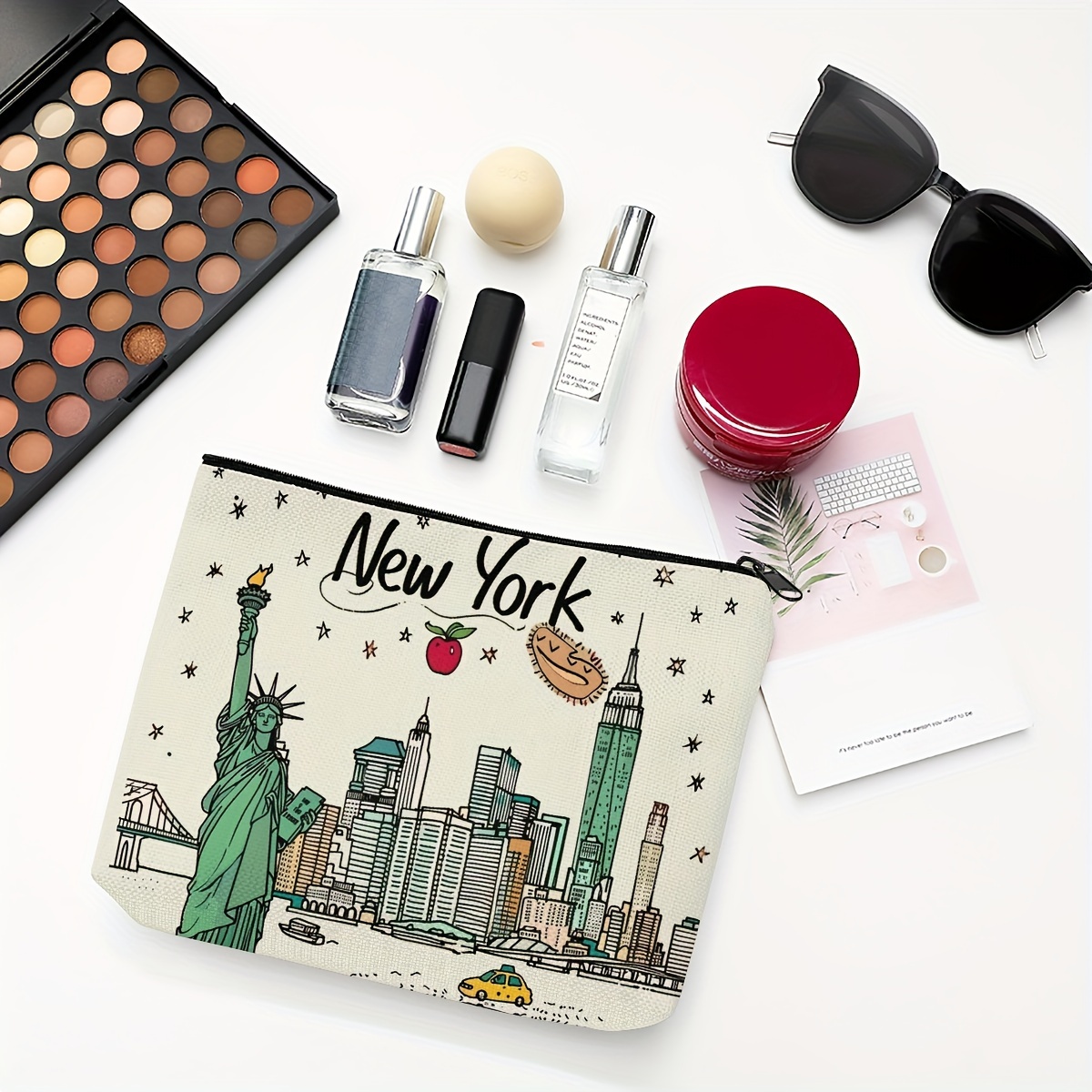1pc Fashionable Cute New York  - Travel Accessories New York のレビューと価格