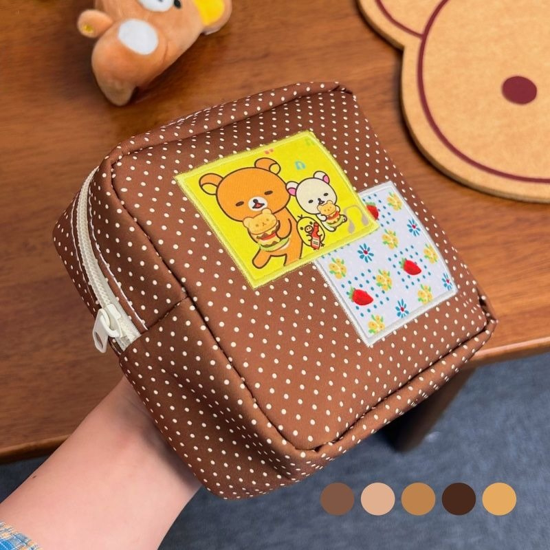Rilakkuma Dot Pattern Makeup B - Travel Accessories Cute のレビューと価格