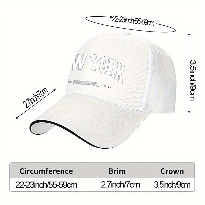 New York Cheerful Baseball Cap - Travel Accessories New York のレビューと価格