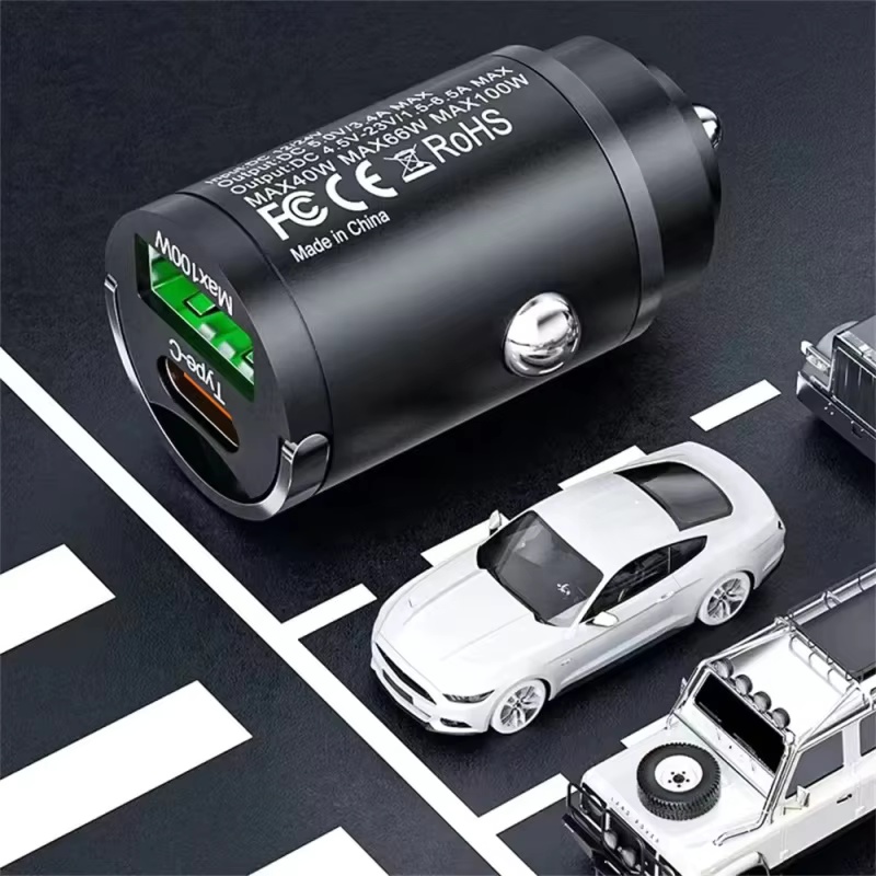 100W PD USB Car Charger Lighte - Travel Plug Type C のレビューと価格