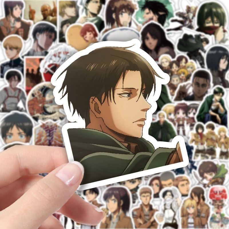 60Pcs Attack on Titan Anime St - Travel Accessories Cute のレビューと価格