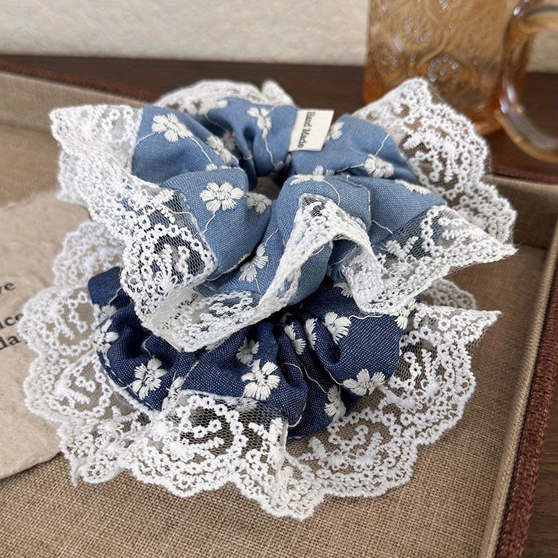 Elegant Blue Lace Edged Women' - Travel Accessories Aesthetic のレビューと価格