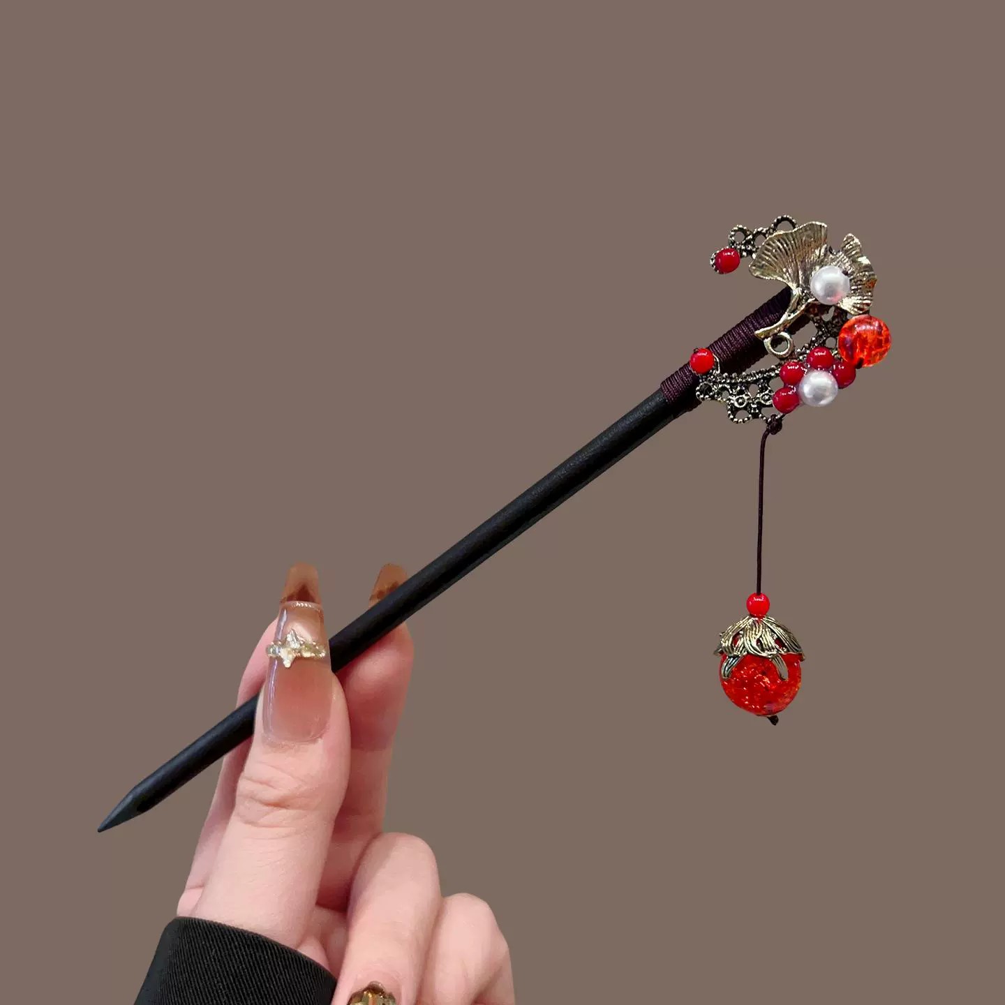 Antique Wooden Hairpin Women's - Travel Accessories Aesthetic のレビューと価格