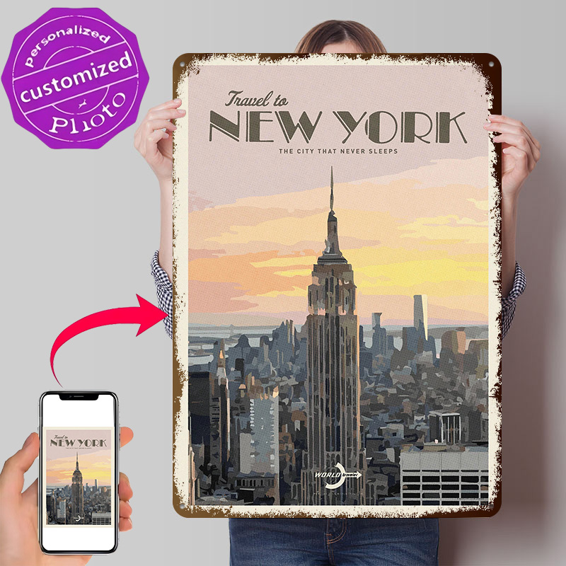 Travel to New York Poster Retr - Travel Accessories New York のレビューと価格