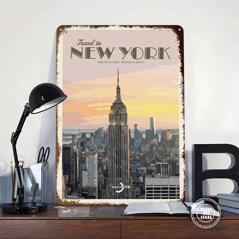 Travel to New York Poster Retr - Travel Accessories New York のレビューと価格