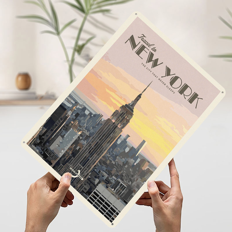 Travel to New York Poster Retr - Travel Accessories New York のレビューと価格