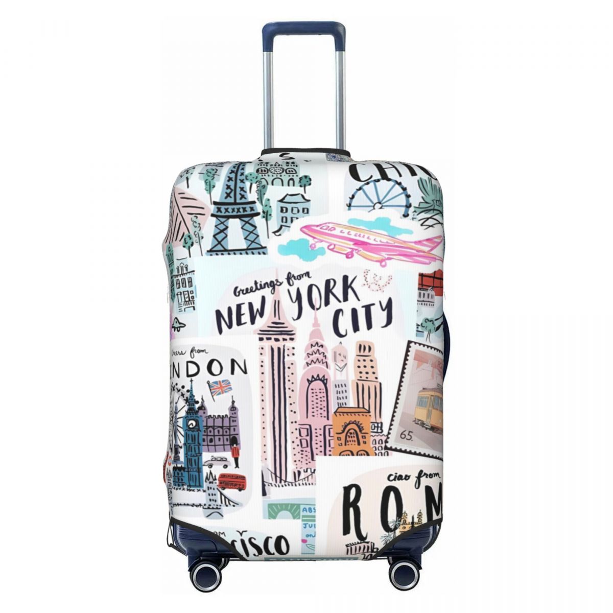 Travel Prints Suitcase Cover N - Travel Accessories New York のレビューと価格