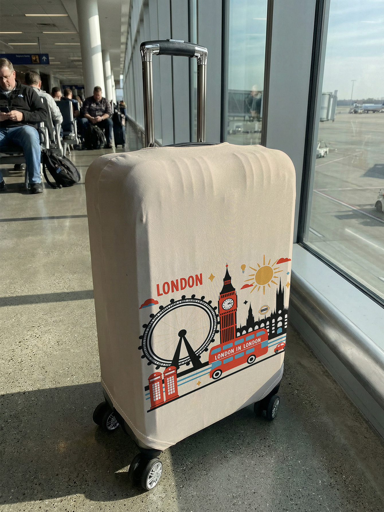 London Landmark Cartoon Luggag - Travel Accessories London のレビューと価格