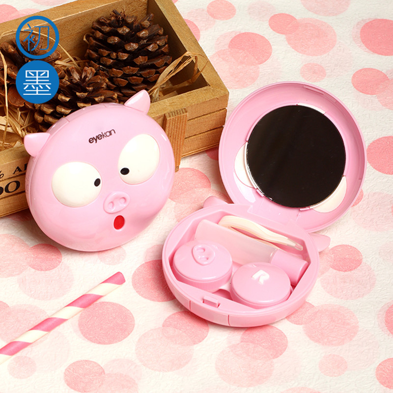 Cute Pig Contact Lenses Case F - Travel Video Accessories のレビューと価格