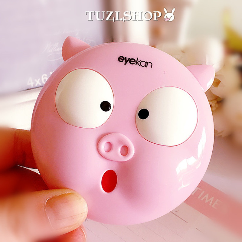 Cute Pig Contact Lenses Case F - Travel Video Accessories のレビューと価格