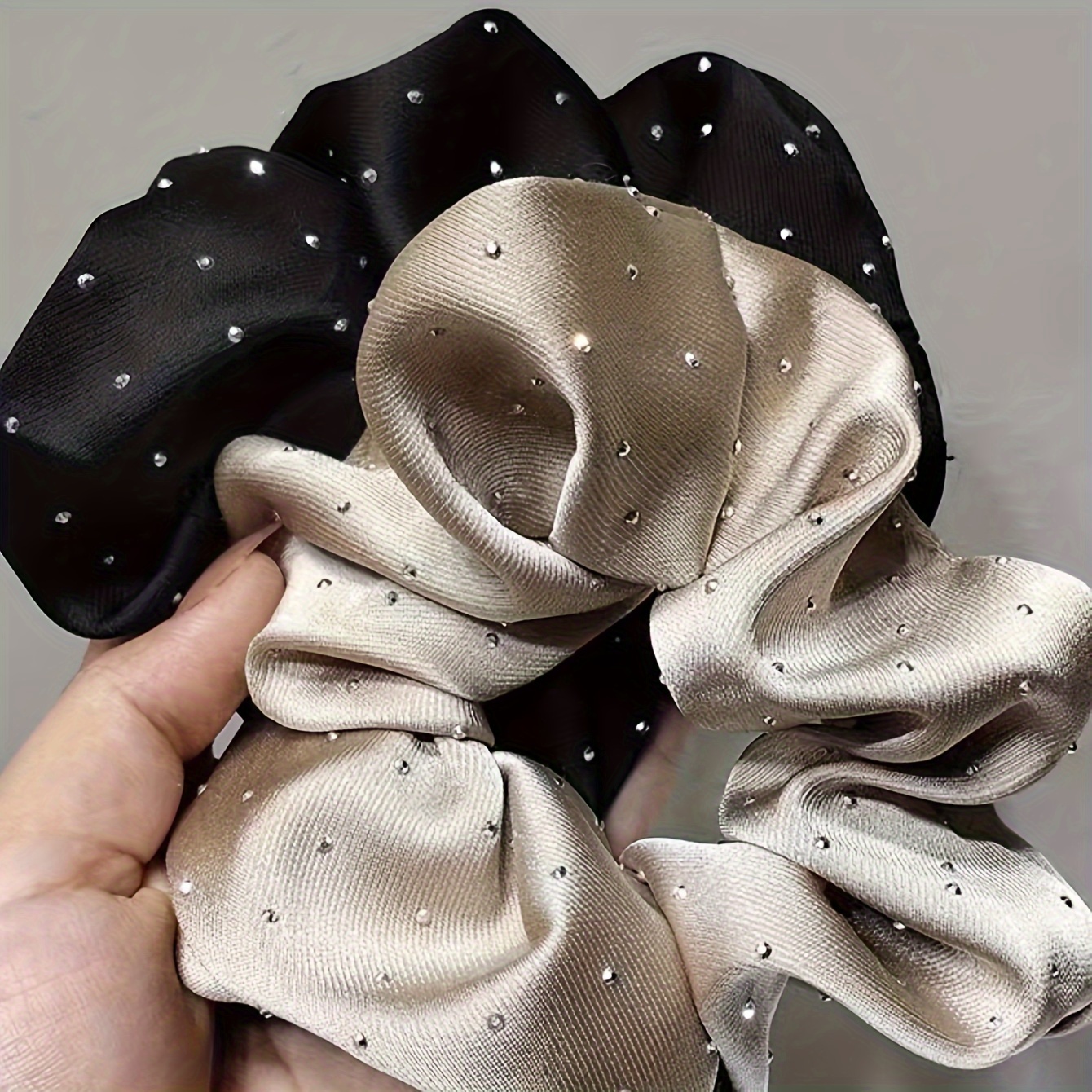 1/3PCS Satin Scrunchies With R - Travel Accessories Aesthetic のレビューと価格
