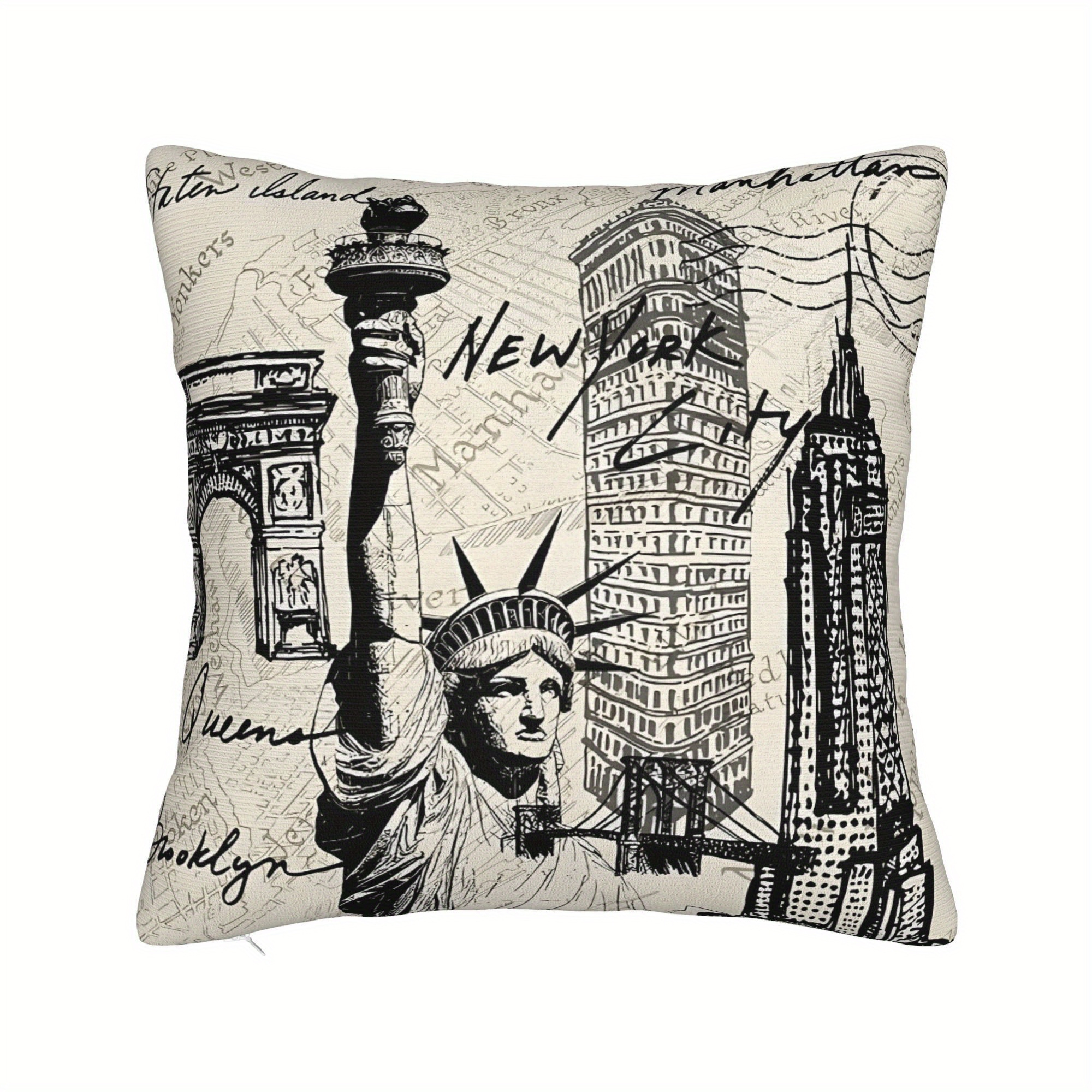 Retro 1980s New York Printed D - Travel Accessories New York のレビューと価格