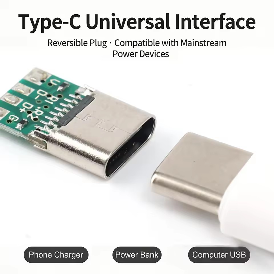 USB 3.1 Type C Connector 5/6 P - Travel Plug Type C のレビューと価格
