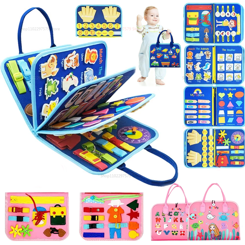 New Busy Board for Toddlers Se - Travel Accessories As Gifts のレビューと価格