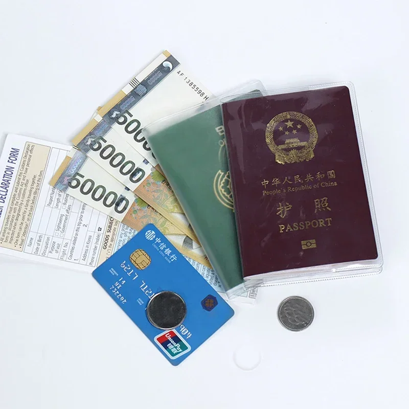 Transparent Passport Cover PVC - Travel Accessories Pouch For Women のレビューと価格