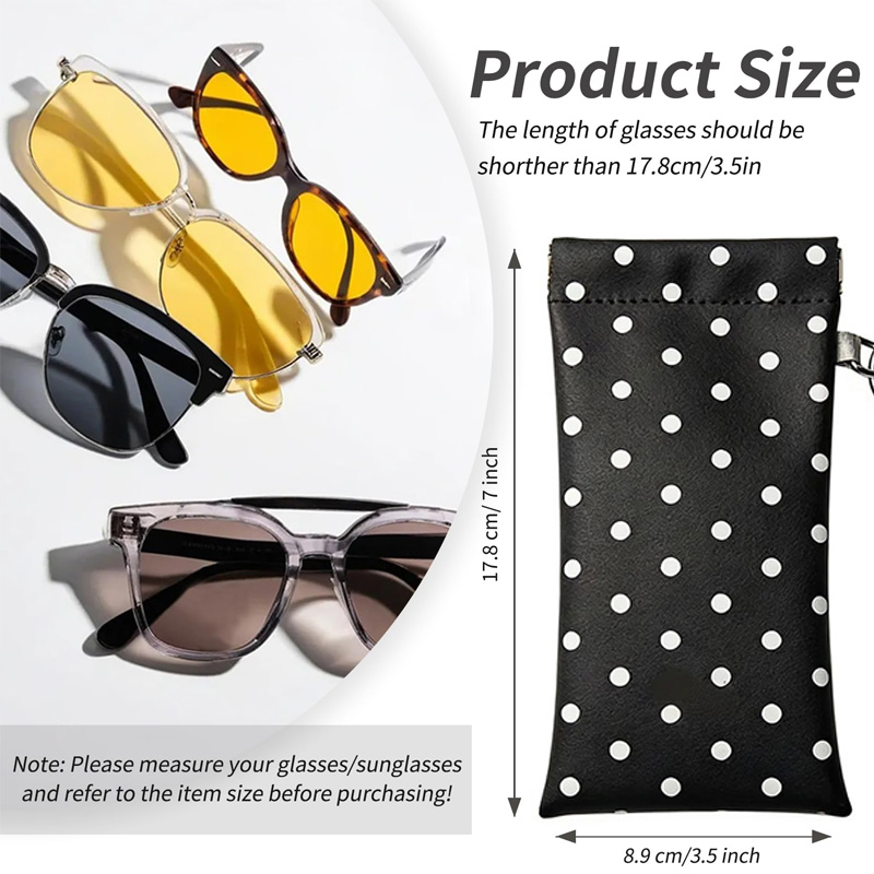 1pc Polka Dot Eyeglass Pouch w - Travel Accessories Pouch For Women のレビューと価格