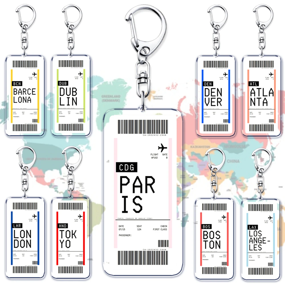 Plane Ticket Boarding Pass Key - Travel Accessories New York のレビューと価格