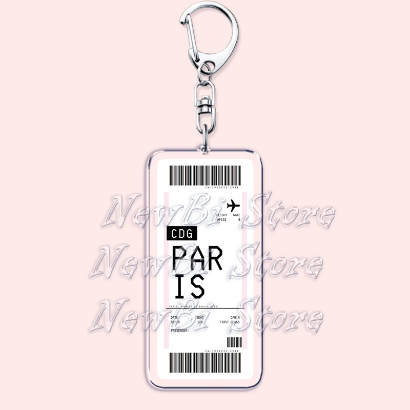 Plane Ticket Boarding Pass Key - Travel Accessories New York のレビューと価格