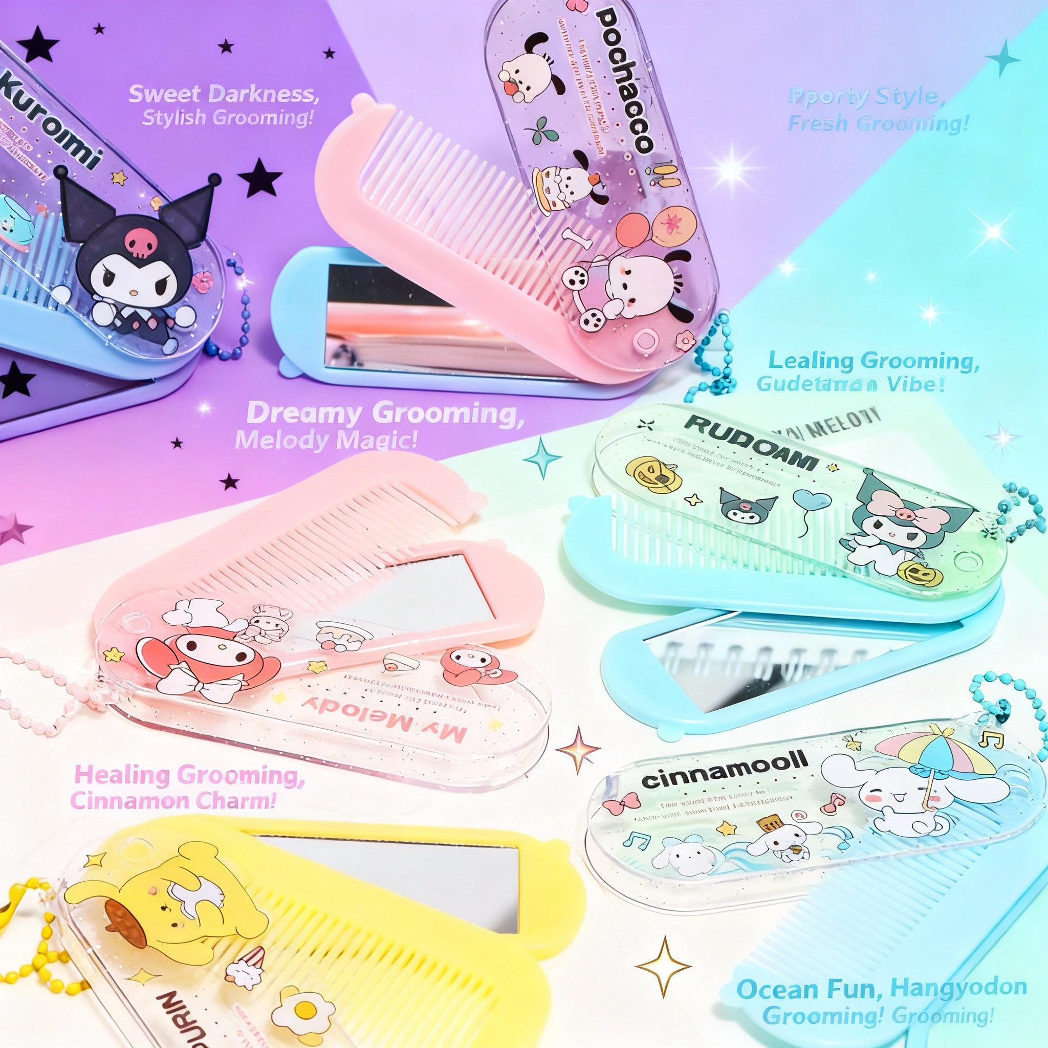 Cartoon Folding Small Comb And - Best Travel Accessories Japan のレビューと価格