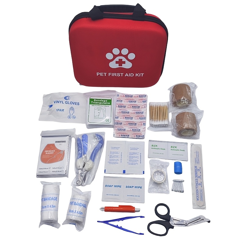 Portable Pet First-Aid Kit, Ca - First Aid Travel Kit のレビューと価格