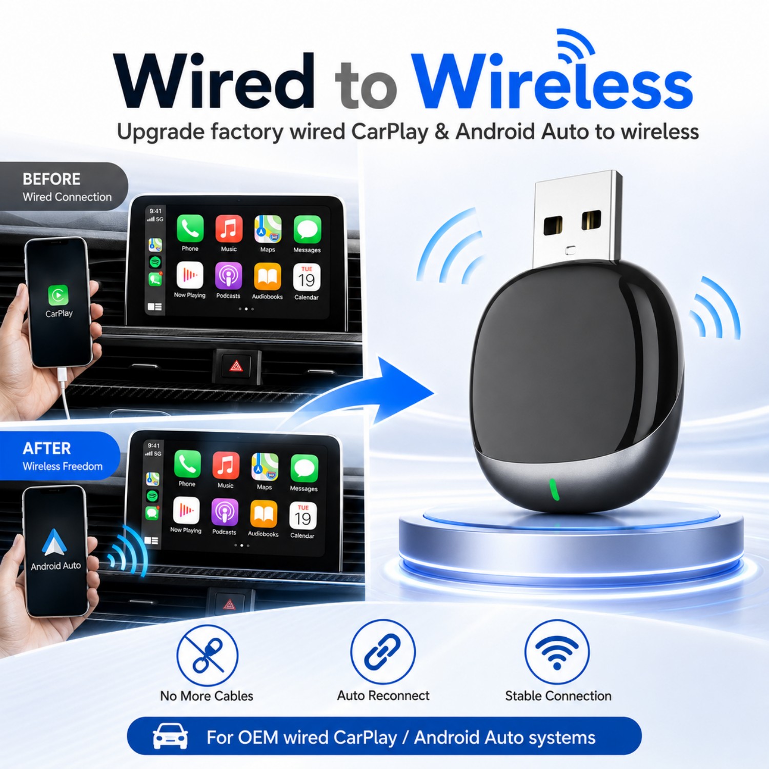 2026 Upgraded 2-in-1 Wireless  - Travel Plug Type C のレビューと価格
