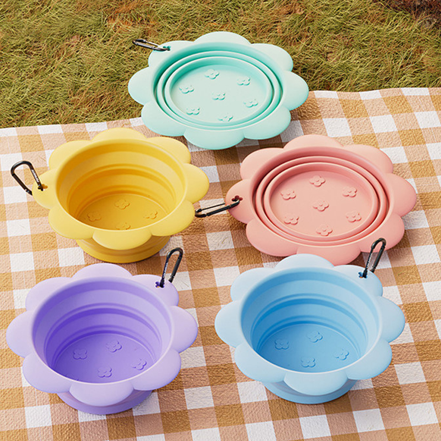350ml Collapsible Dog Bowl Por - Travel Accessories For Dogs のレビューと価格