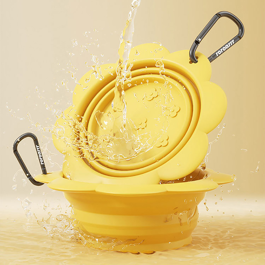 350ml Collapsible Dog Bowl Por - Travel Accessories For Dogs のレビューと価格
