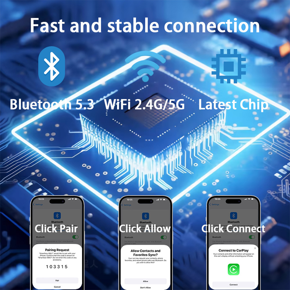 2-in-1 Wireless CarPlay & Andr - Travel Plug Type C のレビューと価格