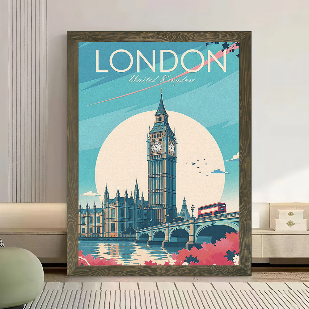 London Travel Canvas Poster Wa - Travel Accessories London のレビューと価格