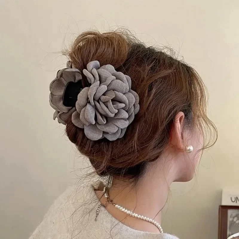 French Fabric Rose Flower Hair - Travel Accessories Aesthetic のレビューと価格