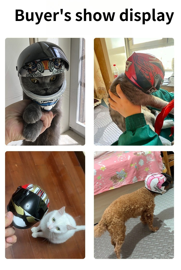 Pet Helmets Dog Cat Bicycle Mo - Travel Accessories For Dogs のレビューと価格