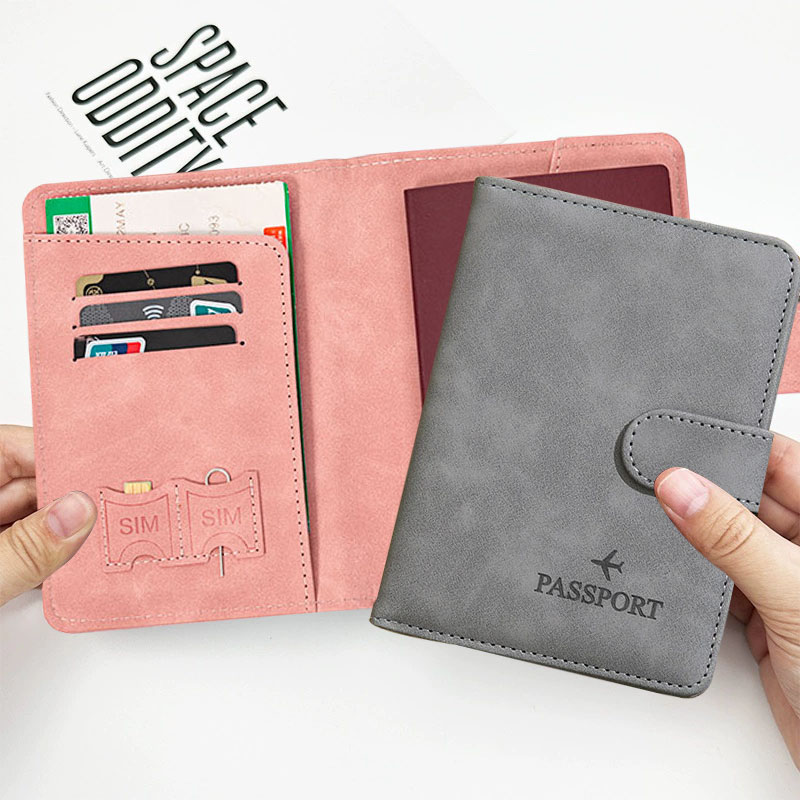Leather Passport Holder Cover  - Travel Accessories Rfid のレビューと価格