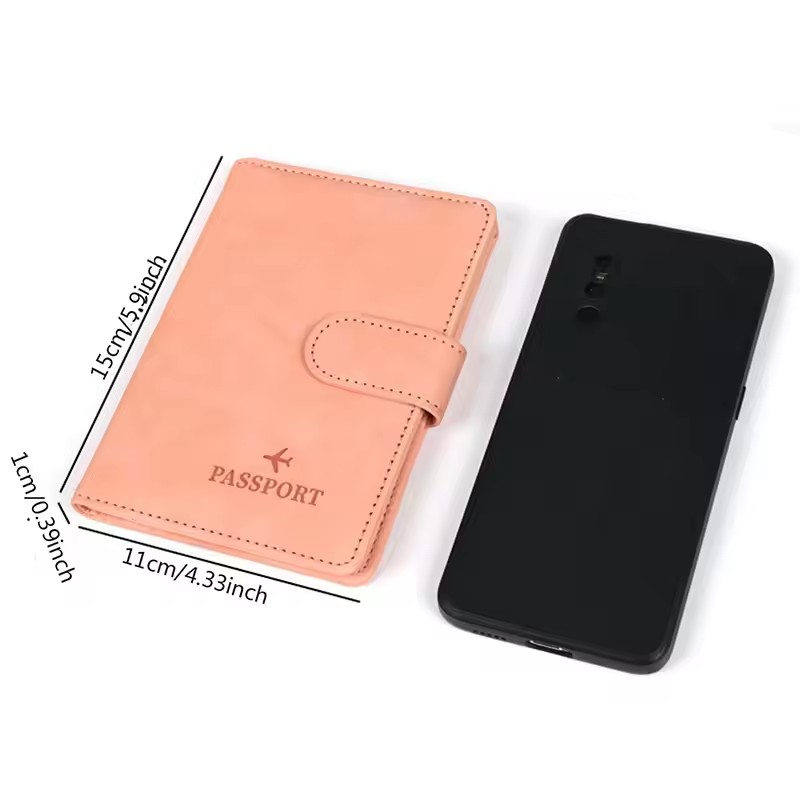 Leather Passport Holder Cover  - Travel Accessories Rfid のレビューと価格