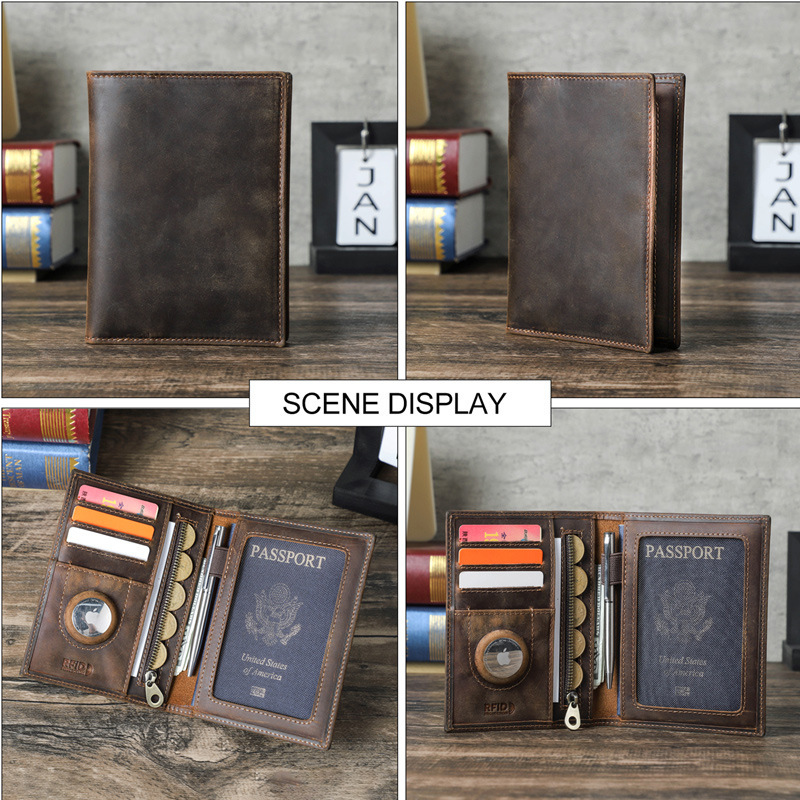 Custom Logo Genuine Leather Sl - Travel Accessories Rfid のレビューと価格