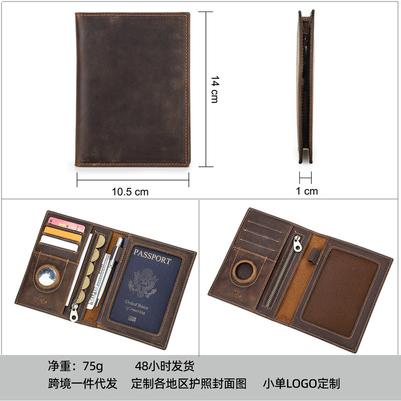 Custom Logo Genuine Leather Sl - Travel Accessories Rfid のレビューと価格