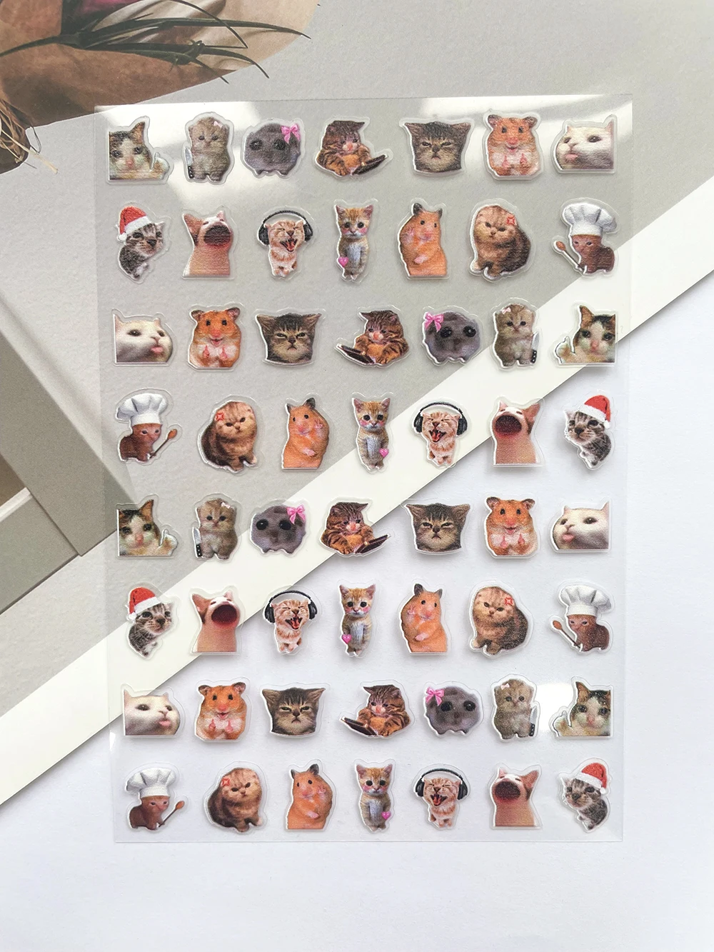 Mini Pvc Funny Cat Poster Good - Travel Accessories Cute のレビューと価格