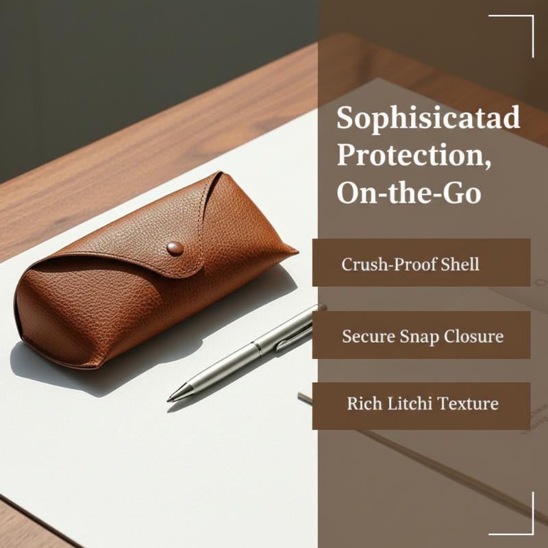 PU Leather Sunglasses Case Com - Travel Accessories Pouch For Women のレビューと価格