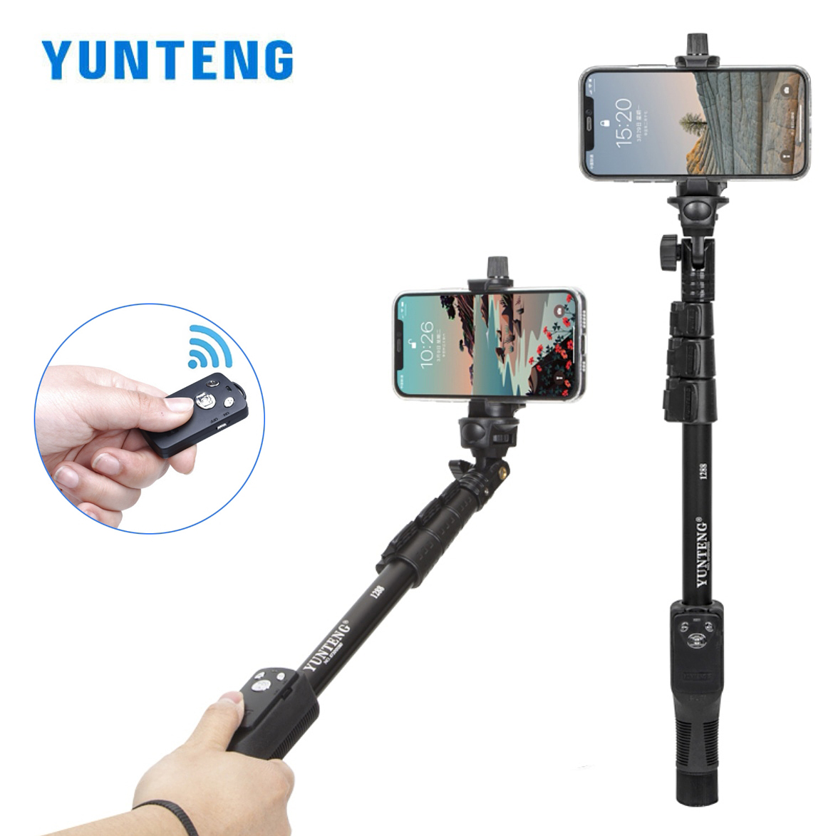 YUNTENG 1288 Selfie Sticks Han - Travel Video Accessories のレビューと価格