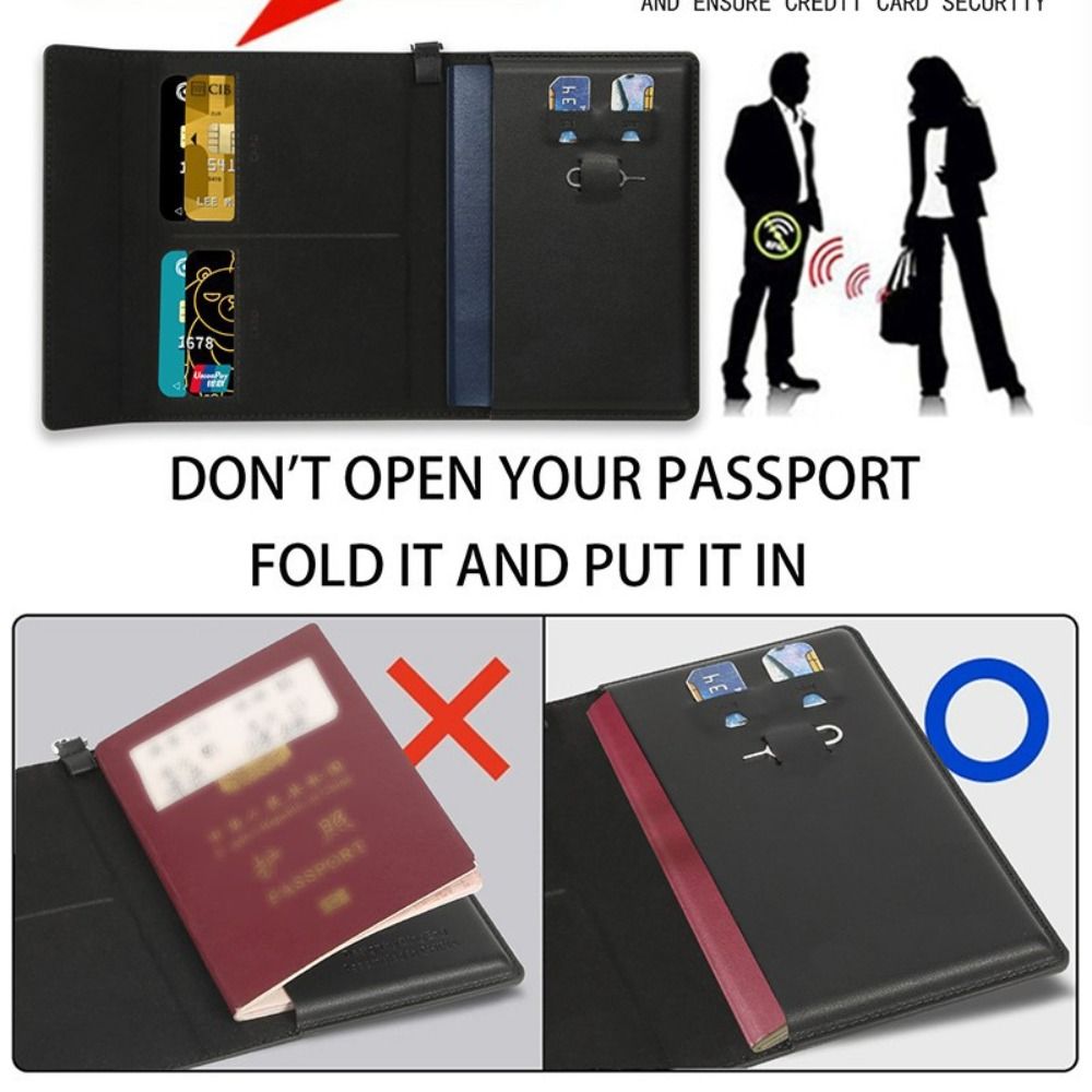 Solid Color Passport Holder RF - Travel Accessories Rfid のレビューと価格