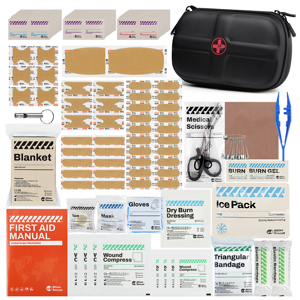 RHINO RESCUE Mini First Aid Ki - First Aid Travel Kit のレビューと価格