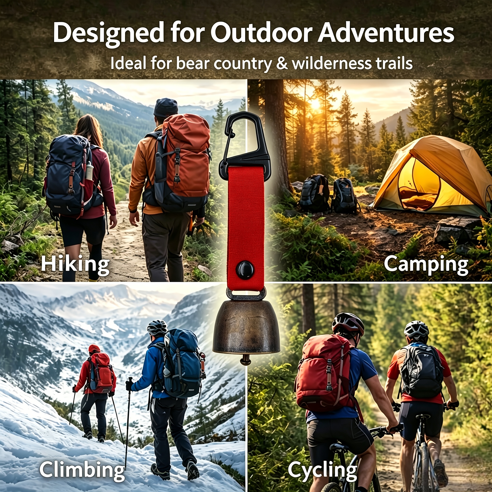 Outdoor Bear Bells, Portable a - First Aid Travel Kit のレビューと価格